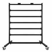 Tecnokit Espositore in Acciaio con Ruote per Bobine di Foglia Polietilene – 135×60×200 cm | Made in Italy