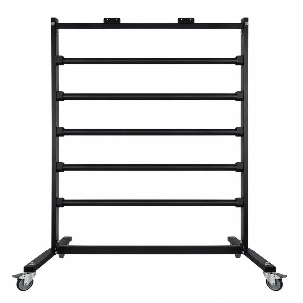 Tecnokit Espositore in Acciaio con Ruote per Bobine di Foglia Polietilene – 135×60×200 cm | Made in Italy