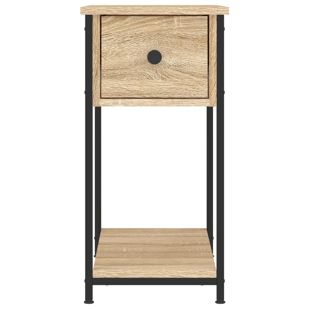Comodini 2 pz-Set di 2 Tavolino da notte Rovere Sonoma 30x60x60 cm in Legno Multistrato 872019