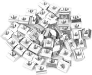 50 pezzi viti a testa martellata in alluminio serie 20 - M4*10 - accessori profilati.