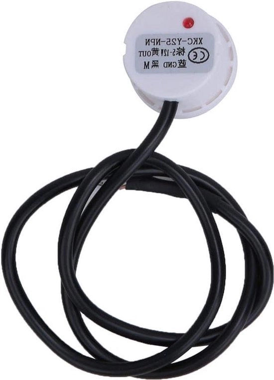 Sensore di Livello dell'Acqua senza Contatto, Interruttore Induttivo con Uscita NPN, Interfaccia IP67, Idrorepellente per Contenitori, 5-12V, Sensore di Livello di Liquido.