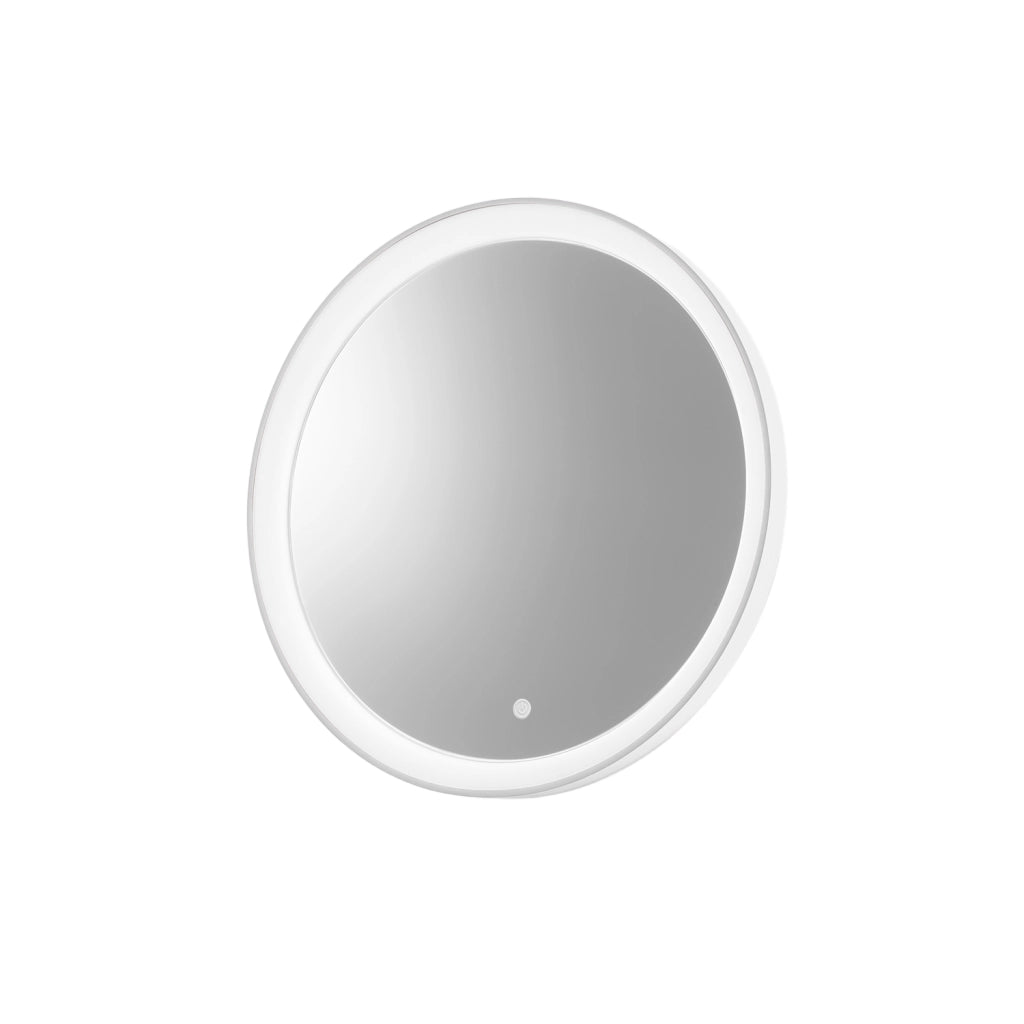 KRIZIA A/P - Applique Led 25W Dimmerabile con Specchio, Touch CCT 3000K-4000K, Antiappannamento, Finitura Bianco Satinato - Gealuce