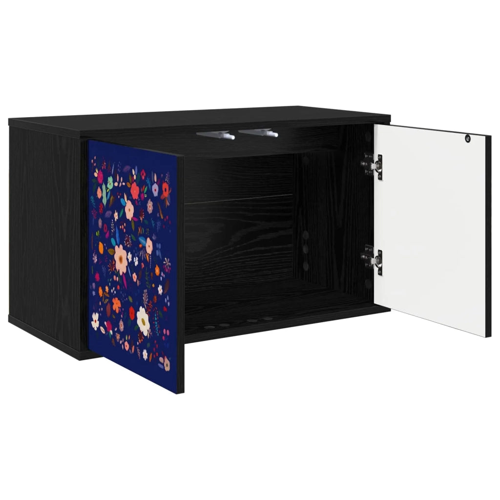Mobile TV da Parete MAINZ 69 x 33 x 40 cm Rovere Nero 8007140