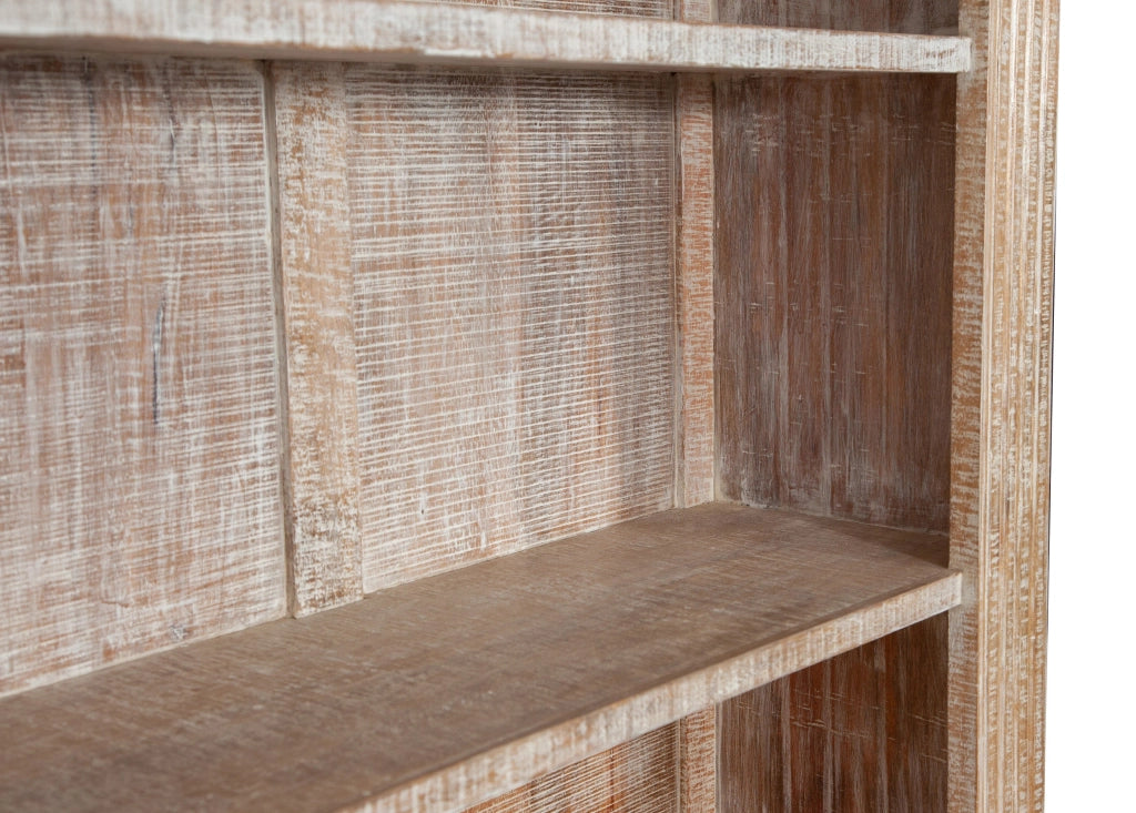 Biscottini Libreria in legno massello decapato Shabby Solida robusta espositore Offerta