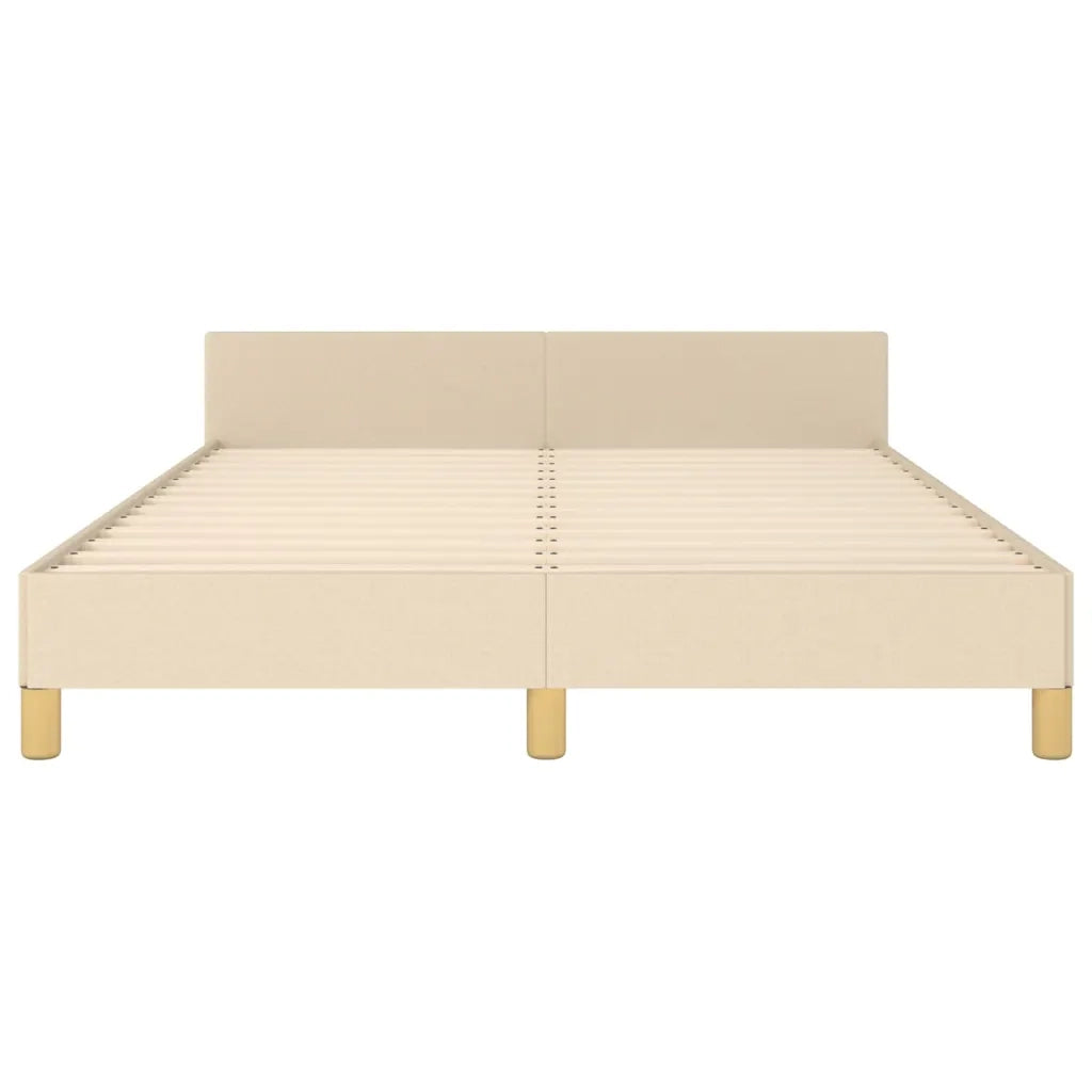 Giroletto senza Materasso Crema 140x200 cm in Tessuto