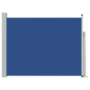 Tenda da sole laterale retrattile/schermo privacy per patio giardino terrazza balcone 140 x 500 cm blu 02_0007251