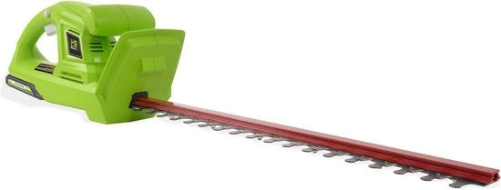 Heggenschaar senza fili - G24HTK2 - Li-Ion - 24V - 47cm lunghezza della lama - 17mm distanza tra i denti - 2800 tagli/min - manico a T - batteria 2Ah - caricabatteria Heggenschaar