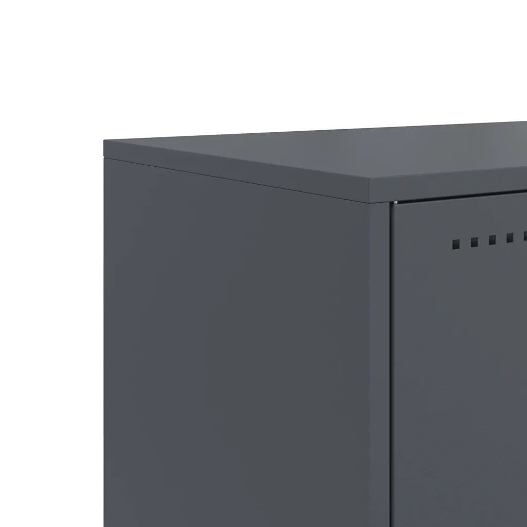 Mobile TV Antracite 68,5x39x60,5 cm in Acciaio