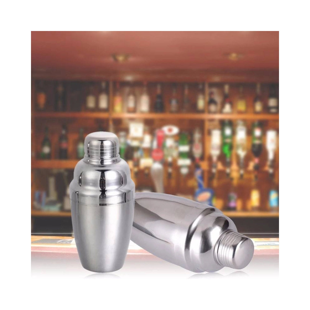 Trade Shop - Shaker Da 350 Ml Per Cocktail Barman Bartender Acciaio Inox Bar Martini Saliera -