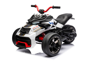 Mini Quad Elettrico per Bambini 3 Ruote 12V ATV 3.0 Bianco