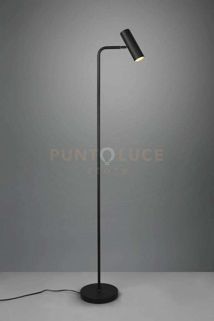 MARLEY PIANTANA SPOT CILINDRO NERA H. 151CM 1 LUCE ATTACCO GU10