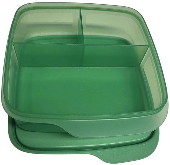 Borsa da Picnic per Pranzo Clever Pause 550 ml con Divisore Eco+ per Scuola (verde)