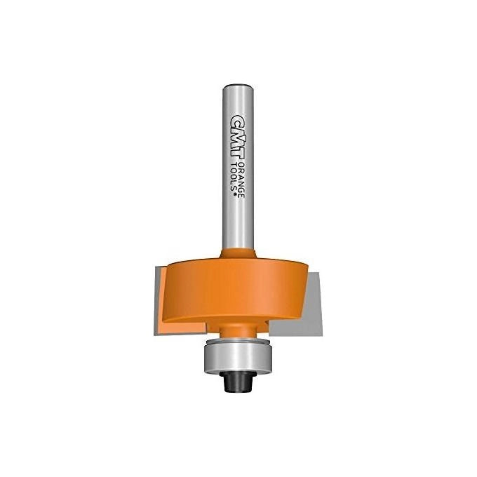 CMT 735.317.11 Serie 735 Fresa a Gradino con Cuscinetto Diametro 31.7 mm Altezza di Taglio 9.5 mm Lunghezza Totale 58.4 mm Diametro Gambo 6 mm colore Arancione-Grigio