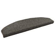 Tappetini per scale autoadesivi 15 pcs Grigio Scuro