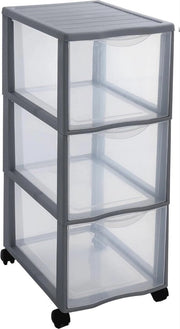 Laccio di Caricamento in Plastica con Ruote e Porte Transparenti per Documenti A4 - Ideale per la Conservazione in Ufficio