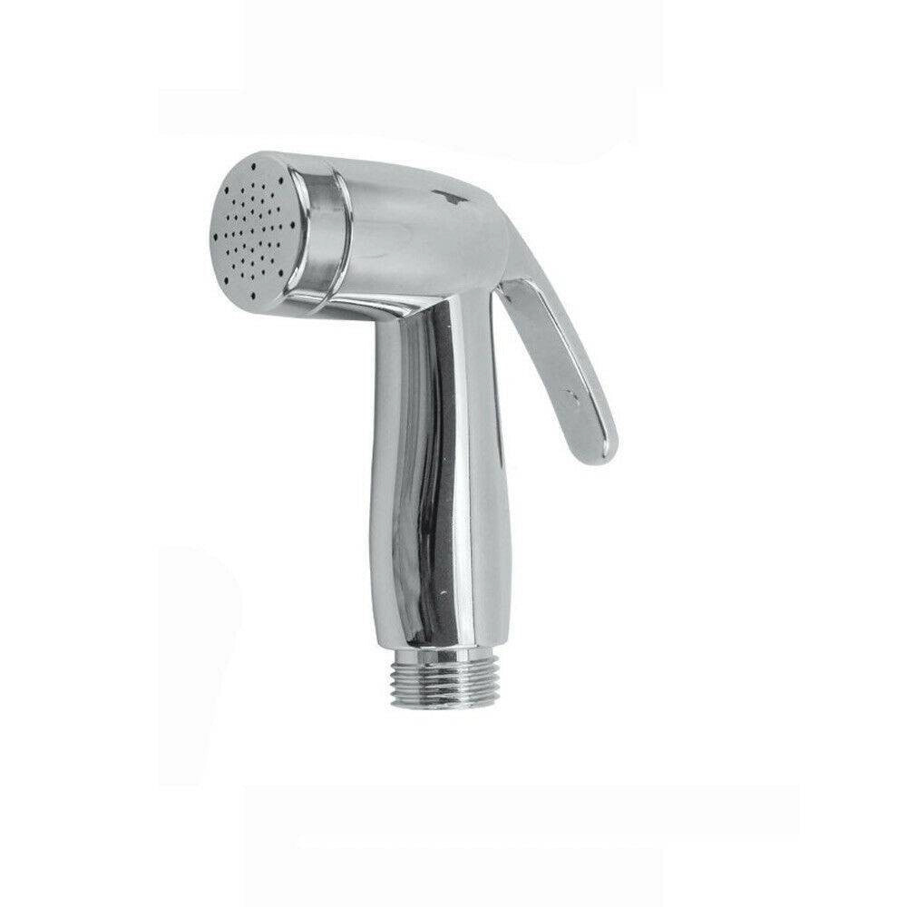 Trade Shop - Idroscopino In Abs Cromato Con Pulsante Shut/off Per Pulizia Di Wc Bidet 69307 -