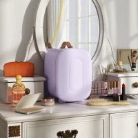 Mini Frigorifero Cosmetici Extra Silenzioso, 4L, 9V/240V, 20,3x26,3x28 cm, Viola