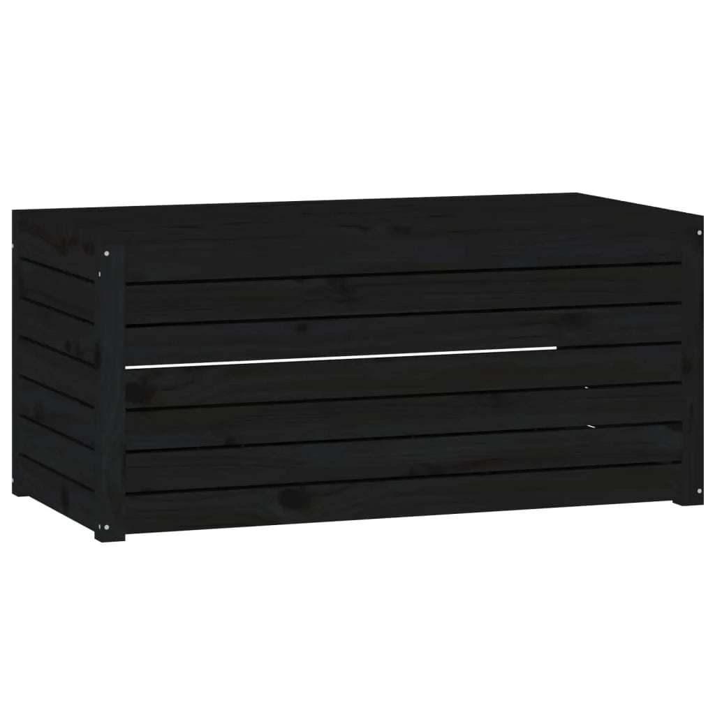 Cassapanca da giardino 101 x 50,5 x 46,5 cm in legno massello di pino nero 02_0012994