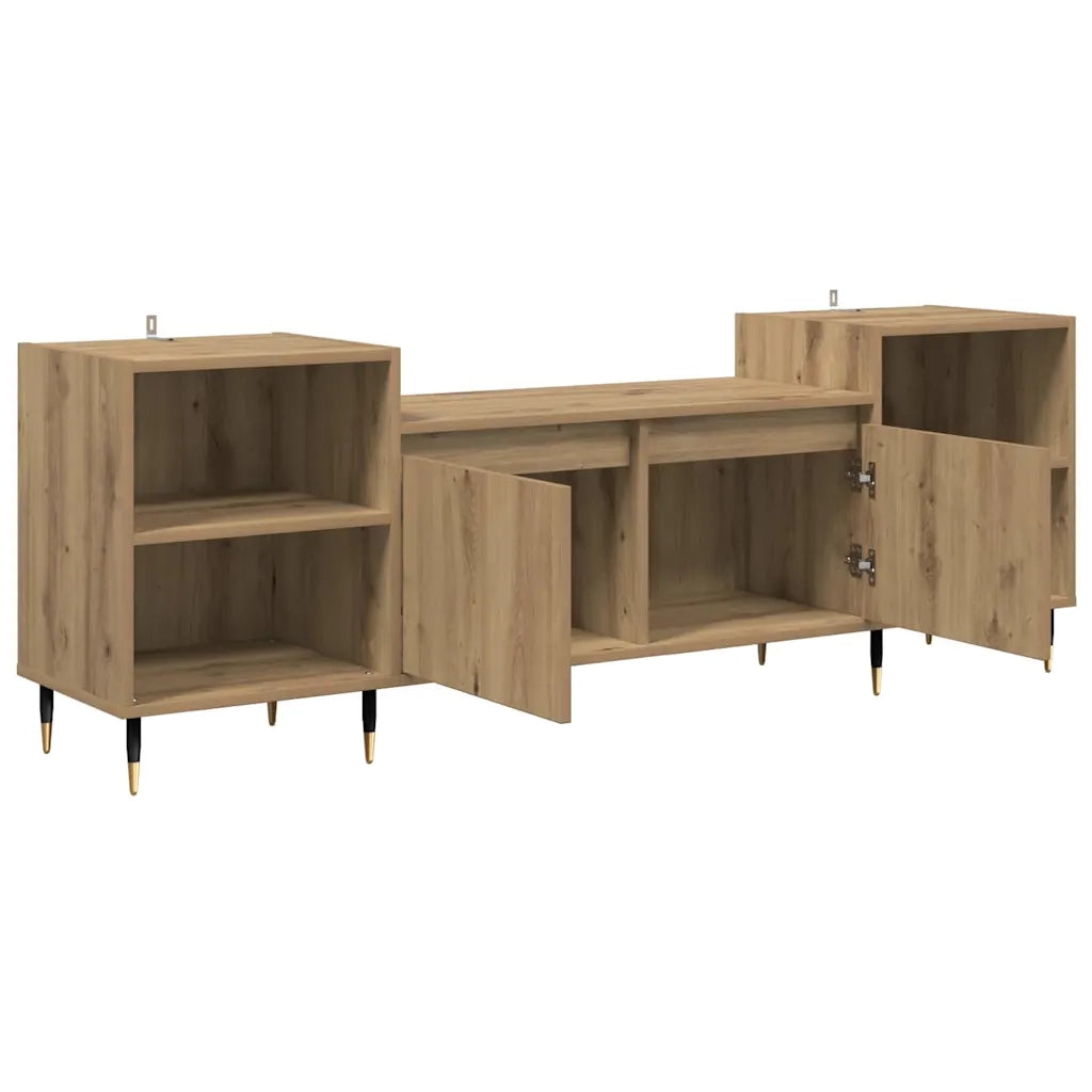 Mobile TV Rovere artigianale 160 x 35 x 55 cm Legno multistrato 882724