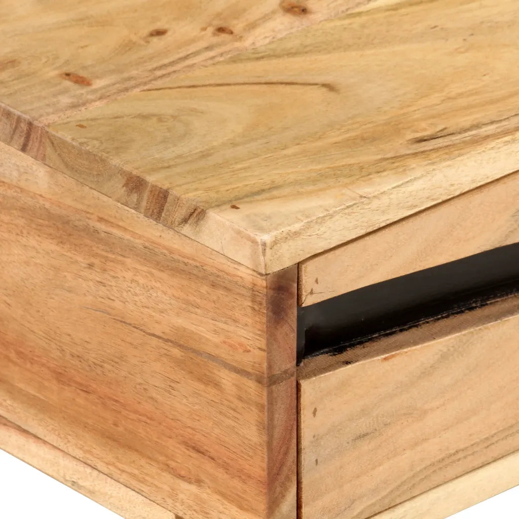 Tavolino da Salotto 88x50x42 cm in Legno Massello di Acacia 322676