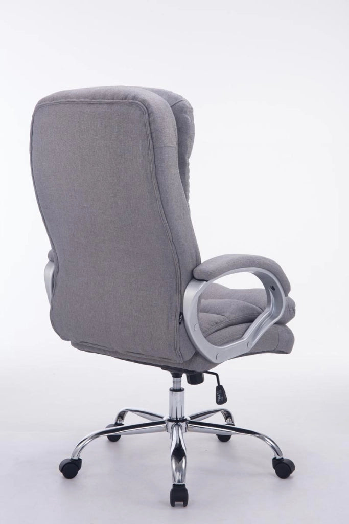 Sedia da ufficio XXL Vancouver tessuto grigio