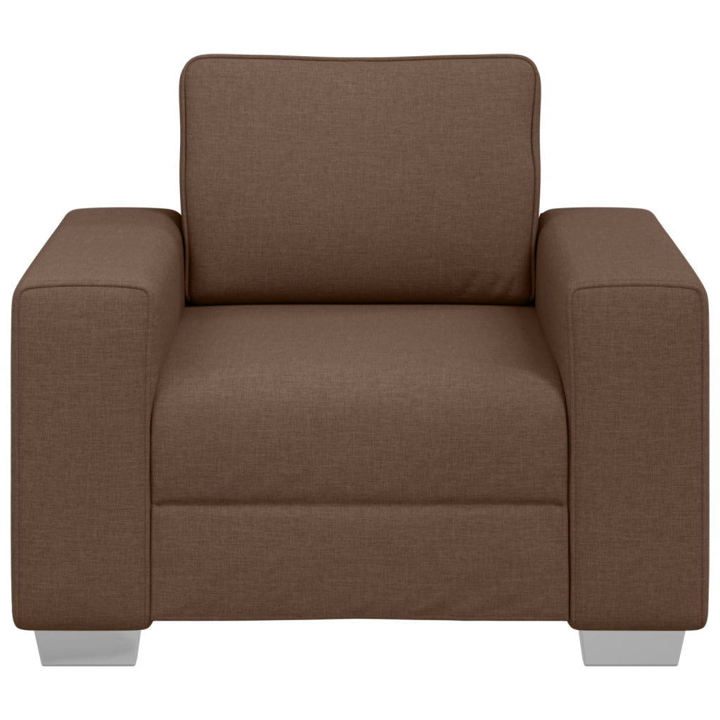Poltrona  Marrone 59 cm in Tessuto
