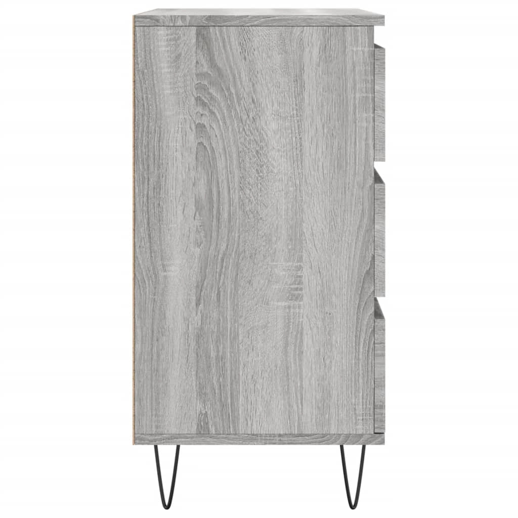 Buffet credenza cassettiera armadio mobile contenitore organizer cucina soggiorno salotto Sonoma 60 x 35 x 70 cm legno ingegnerizzato grigio 02_0036410