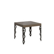 Tavolo allungabile 90x90/246 cm Karayan tortora gambe antracite