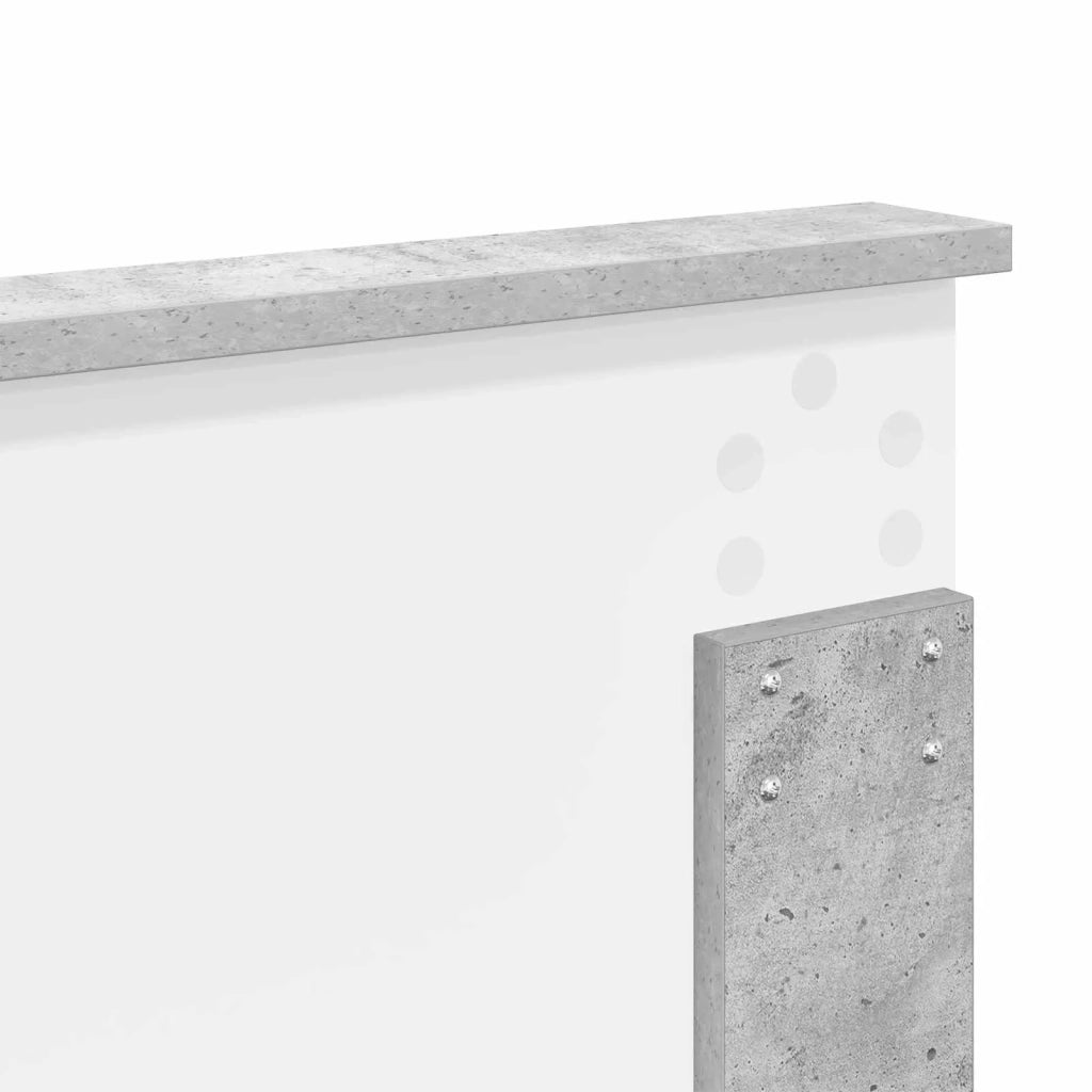 Testiera Grigio cemento Legno ingegnerizzato 887773