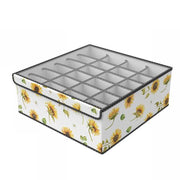 Trade Shop - Box Scatola Salvaspazio Armadio 24 Contenitori Porta Oggetti Organizer 32x32x12 -