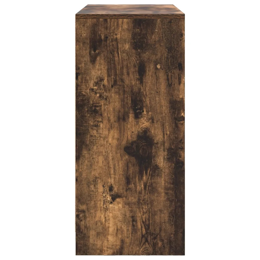 Credenza con Cassetti e Ante Rovere Fumo 70,5x34x74,5 cm 861845