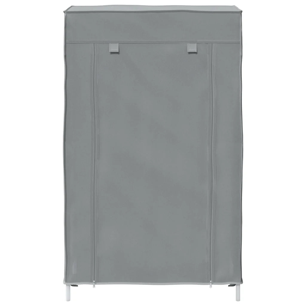 vidaXL Scarpiera Grigio 60,5x30x97 cm in Tessuto Non Tessuto
