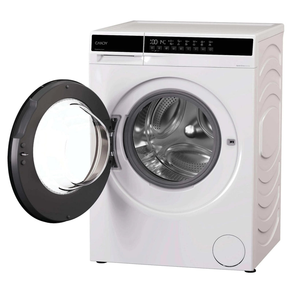 Candy ey27se7-s lavatrice slim carica frontale, capacità 7kg, 12 programmi, classe energetica a, profondità 46,7 cm, motore inverter