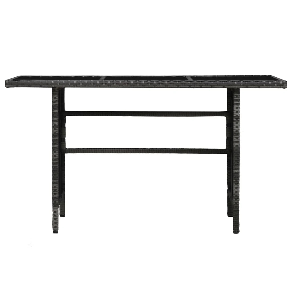 Set mobili da giardino 3 pz con cuscini in poly rattan grigio 02_0015998
