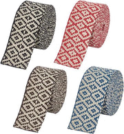 Tessuto jacquard singolo largo 8 yard, 4 colori, larghezza 38 mm, per abbigliamento, borse e maniglie.