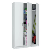 Vado, Armadio Multiuso Grande 4 Ripiani, 103.8x180h cm Bianco