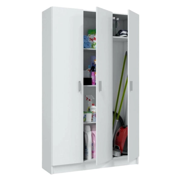 Vado, Armadio Multiuso Grande 4 Ripiani, 103.8x180h cm Bianco