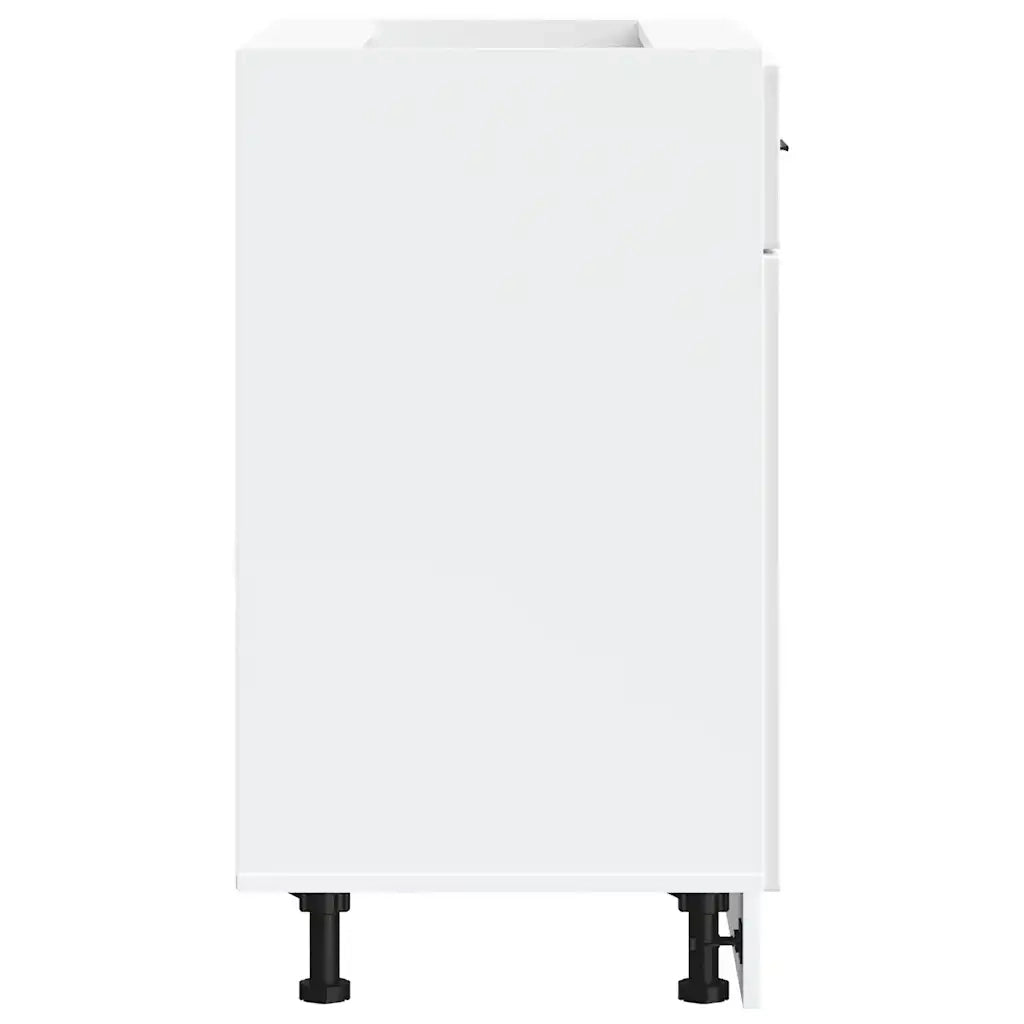 Base da Cucina Porto Bianco Lucido in Legno Multistrato 853979