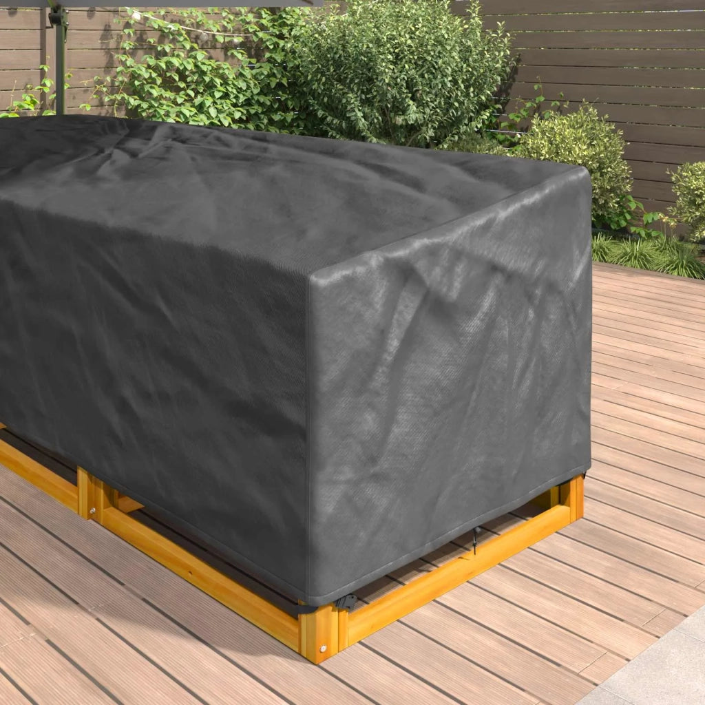 Copertura per mobili Nero 270 x 270 x 80 cm Tessuto Oxford 600D 4105668