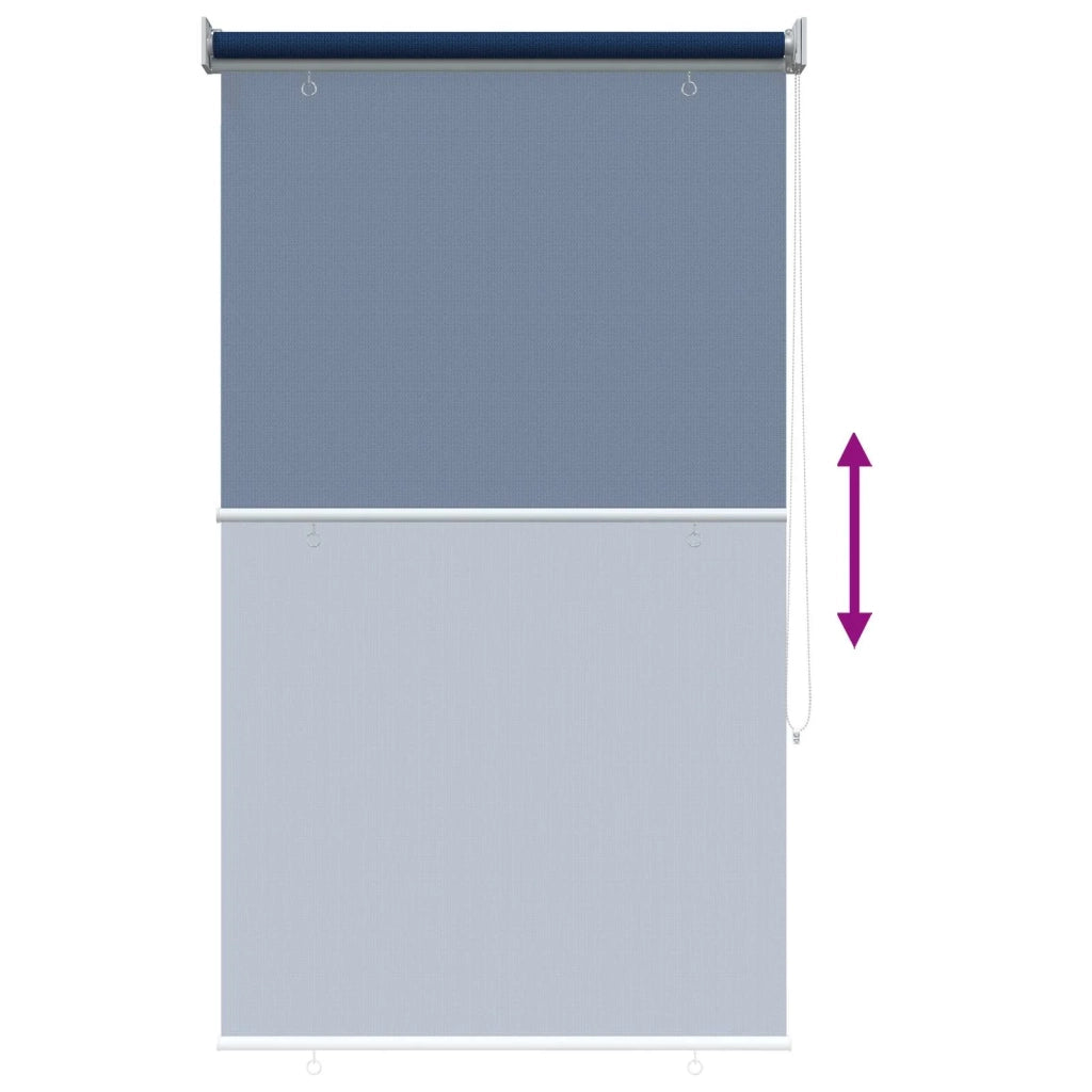 Tenda a Rullo Esterno Blocco UV 90% Blu 80 x 140 cm HDPE 42036039