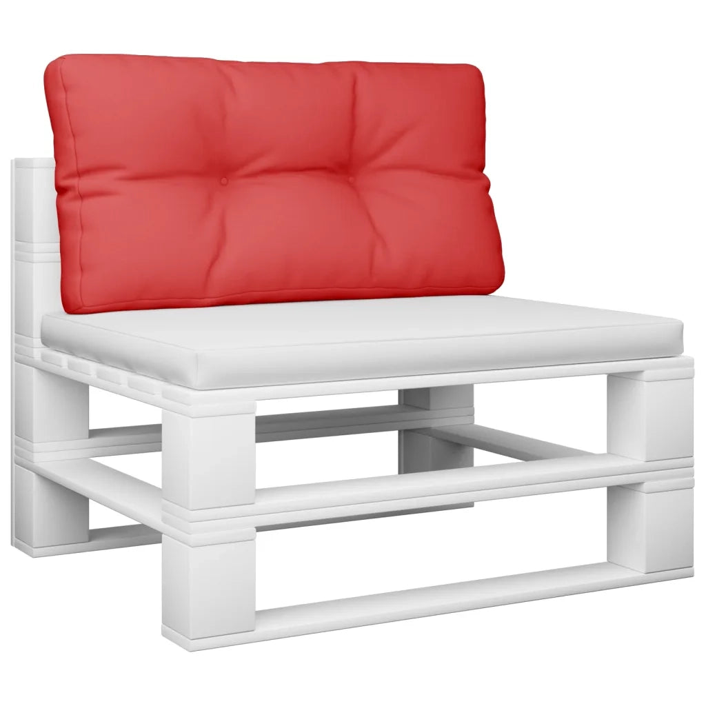 Cuscino per pallet | Cuscini per sedie Rosso 70x40x12 cm in Tessuto