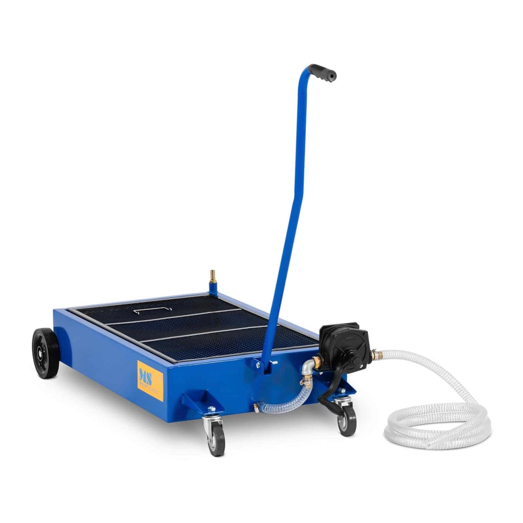Vasca mobile per il recupero dell'olio - 65 litri - Pompa manuale attrezzi per officina auto 14_0006321