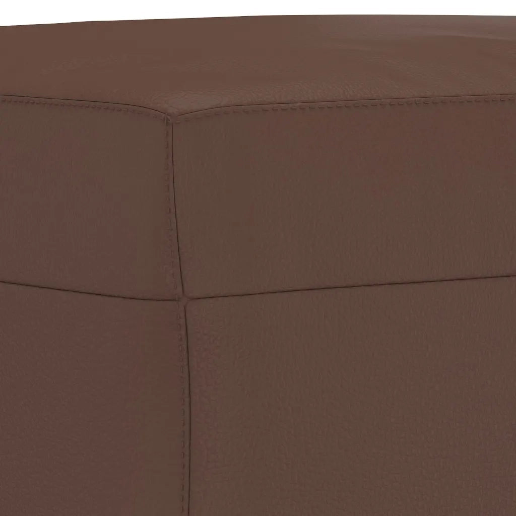 Panca Marrone 70x35x41 cm in Similpelle CFW9079758