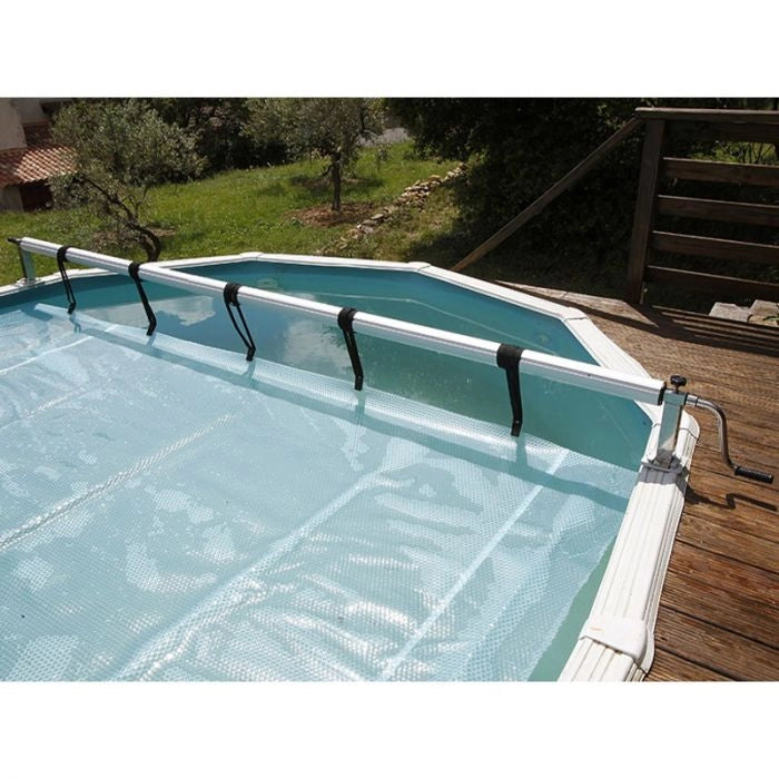 Rullo avvolgitore telescopico PREMIUM per piscine fino a 5,55 m di larghezza