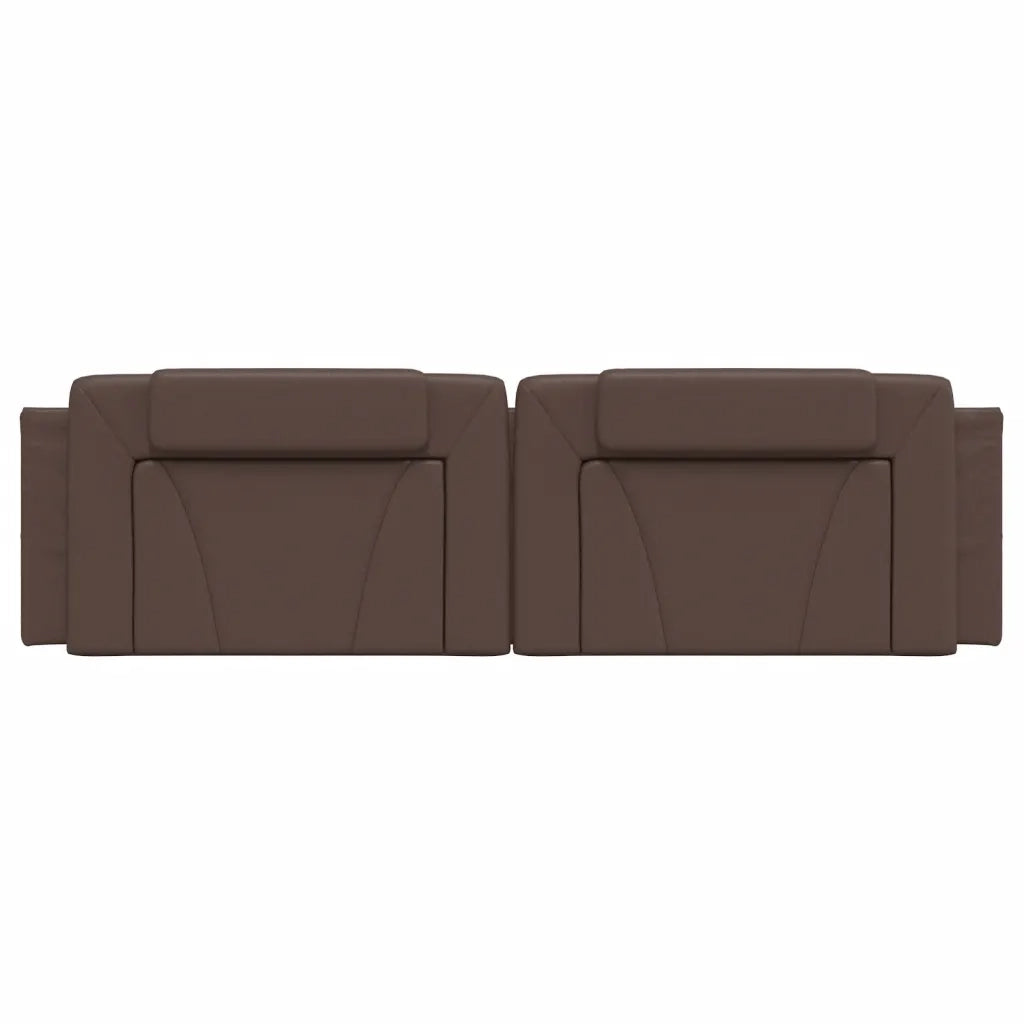 Cuscino Testiera Marrone 180 cm in Similpelle