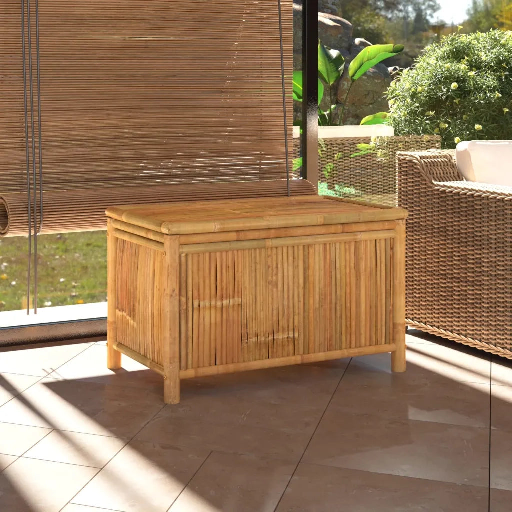 Contenitore Portaoggetti da Giardino 90x52x55 cm in Bambù 319875