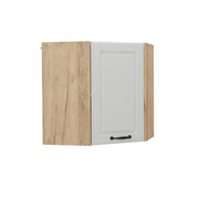 Mobile angolare da cucina R-Line Bianco rustico/Rovere dorato 57 cm Vicco
