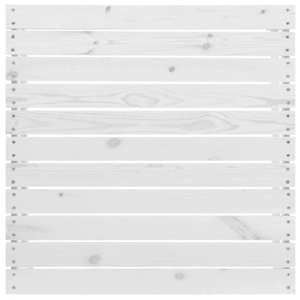 Set Divani da Giardino 3 pz con Cuscini Bianco in Massello Pino cod mxl 75696
