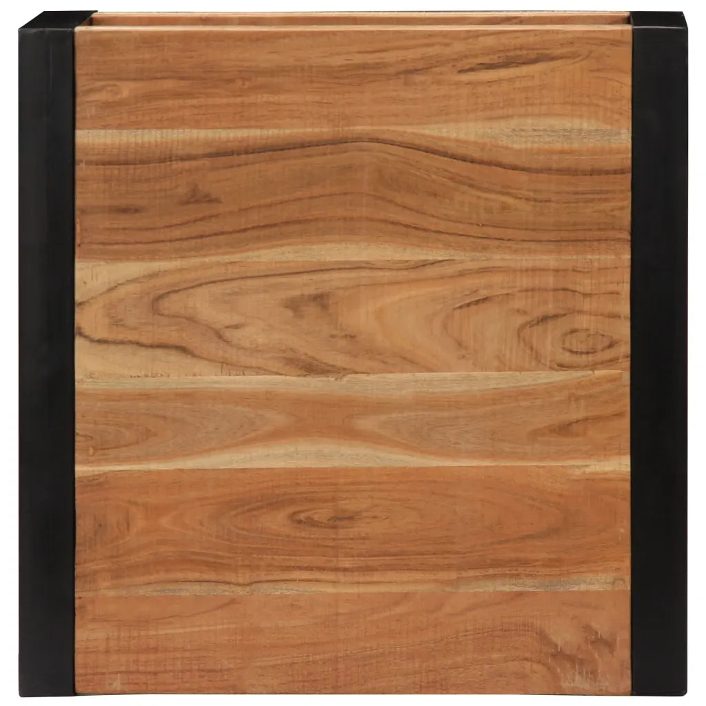 Tavolino da CaffÃ¨ 60x60x40 cm in Legno Massello di Acacia cod mxl 56217