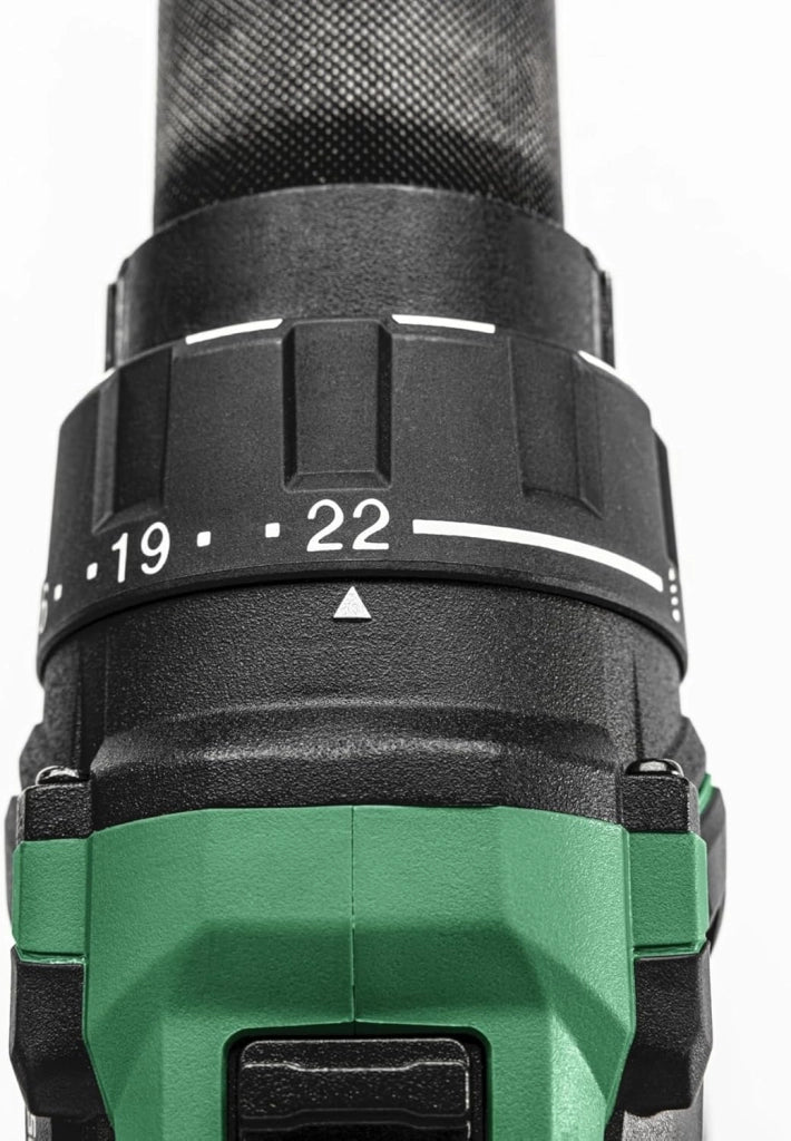 Trapano Avvitatore a Batteria - 36 V - 155 Nm Coppia, Motore Brushless, Tecnologia RFC, Luce LED, Mandrino Autoserrante, Corpo in Alluminio - Incluso Maniglia Aggiuntiva & Valigetta